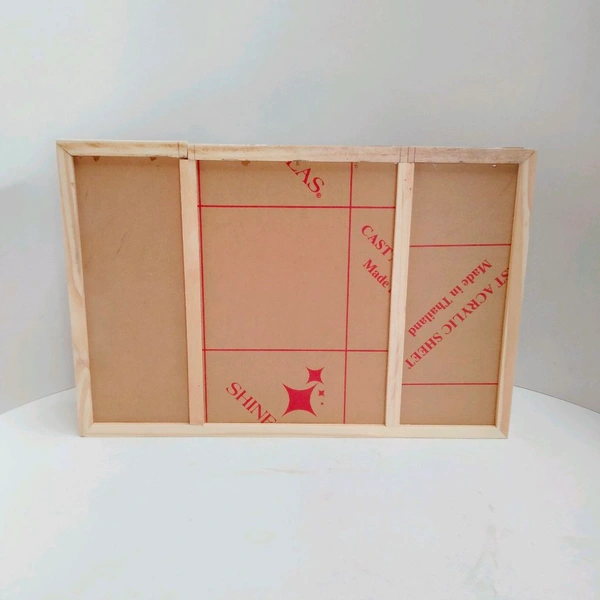 4" Pinewood Varmala / Bridal Kaleera / Kalira preservation frame 