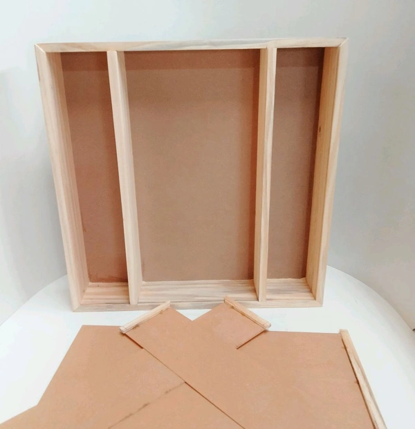 4" Pinewood Varmala / Bridal Kaleera / Kalira preservation frame 