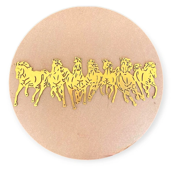 7 Running Horse Clock Base