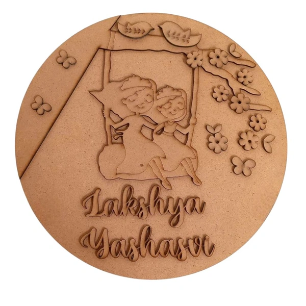 Sisters Kid's Room Name Board 