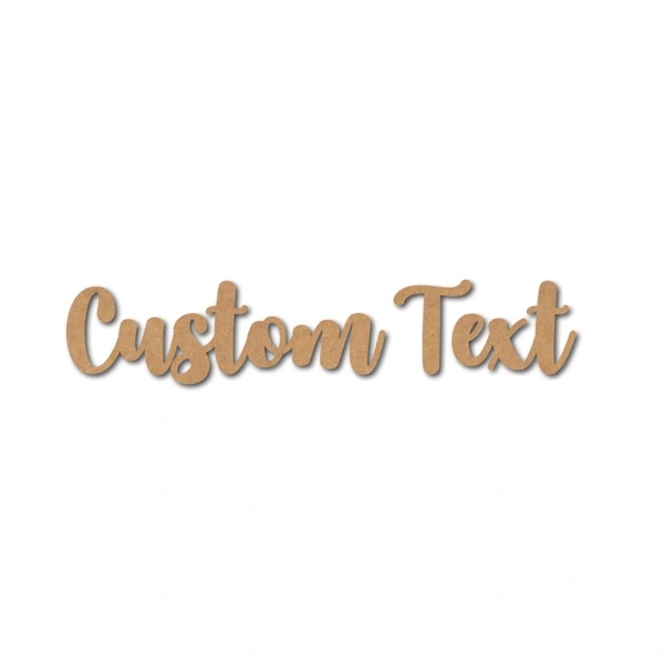 MDF Name Customisation - Custom Text