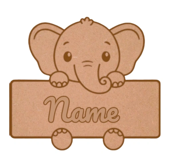 Elephant Double Layer Fridge Magnet 