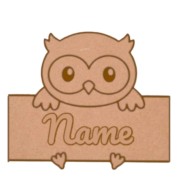 Owl Double Layer Fridge Magnet 