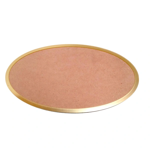 Oval Name Board With Golden Ring