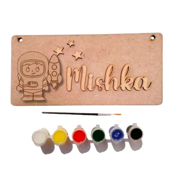 Kids Astronaut DIY Kits Girls / Boys with tempera colours