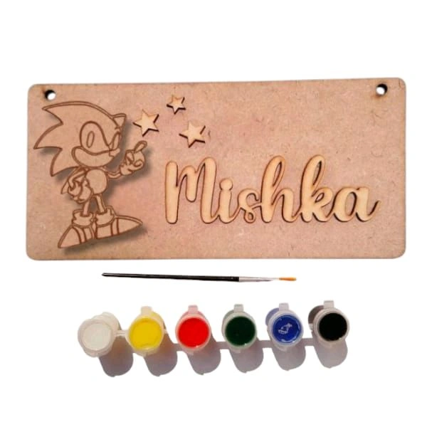 Kids Sonic DIY Kits Girls / Boys with tempera colours