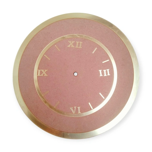 Clock With Gold Ring