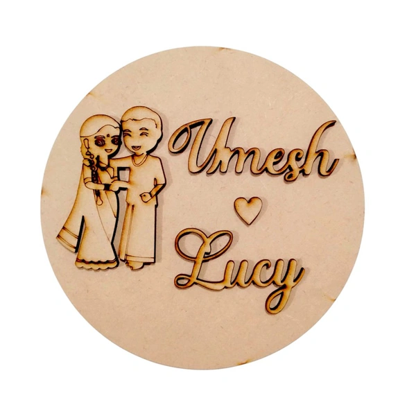 Fridge Magnet - Couples Wedding Anniversary Valentine's Day