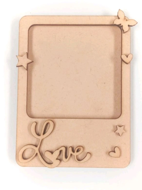 Love Polaroid Photo Fridge Magnet 