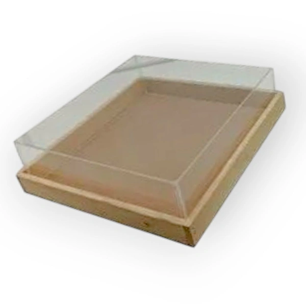 Pinewood Acrylic Wedding Invitation/ display Box