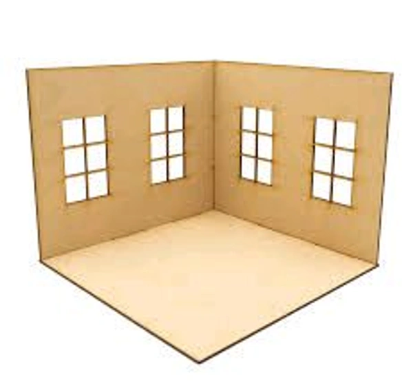 DIY RoomBox / Dollhouse Open - With Window