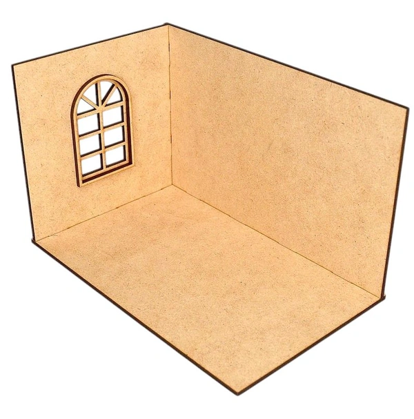 DIY RoomBox / Dollhouse Open - With Window