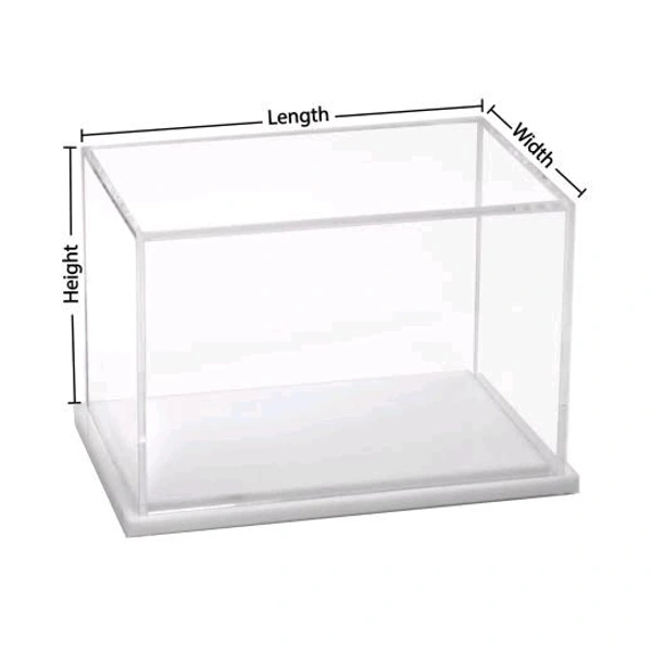 Acrylic Display Box With White Base