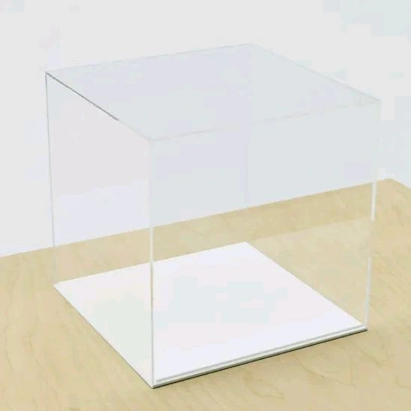 Acrylic Display Box With White Base
