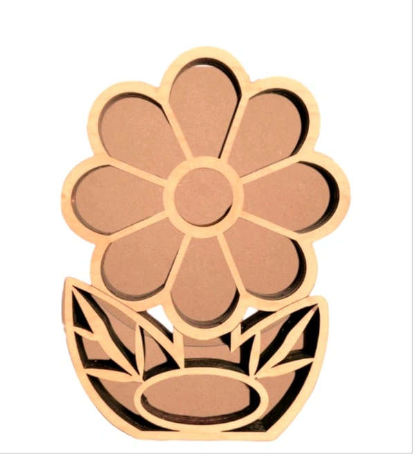 Self Standing Piggy Bank - Flower