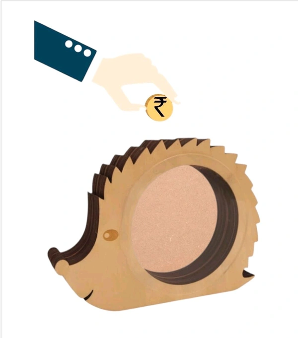 Self Standing Piggy Bank - Porcupine 