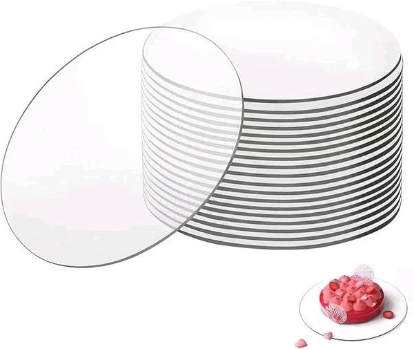Round Transperant Acrylic for DIY Project