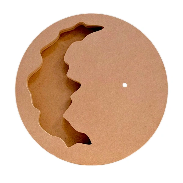 Geode / Agate Round Varmala / Flower Preservation Base - Model 1