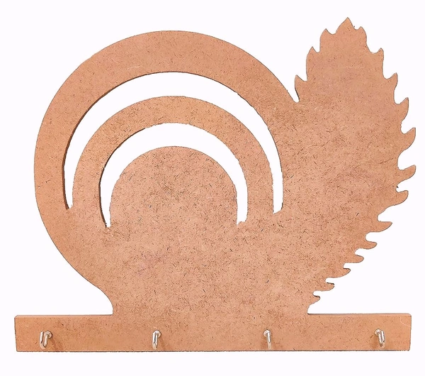 Peacock Feathers Flute/ Mor Pankh Key Holder 