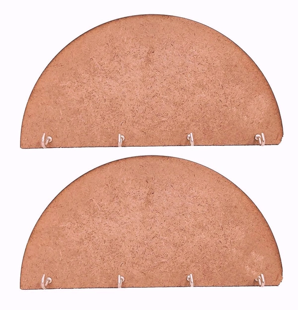 Half Circle Key Holder - Set Of 2pc