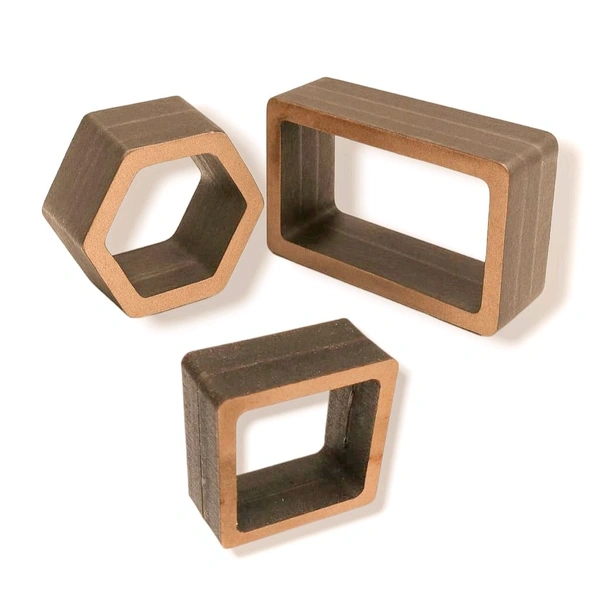 Miniature Wall Shelf / Frame - Set Of 9 Pcs