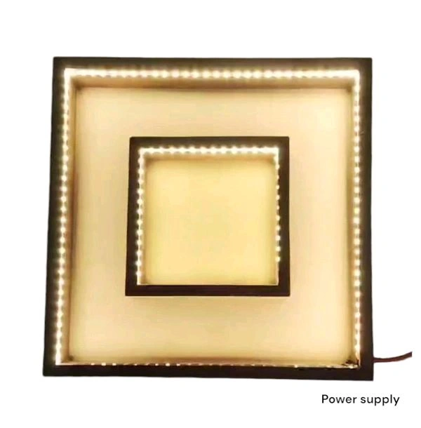 LED Lights - Teakwood Double Frame - With Photo Frame