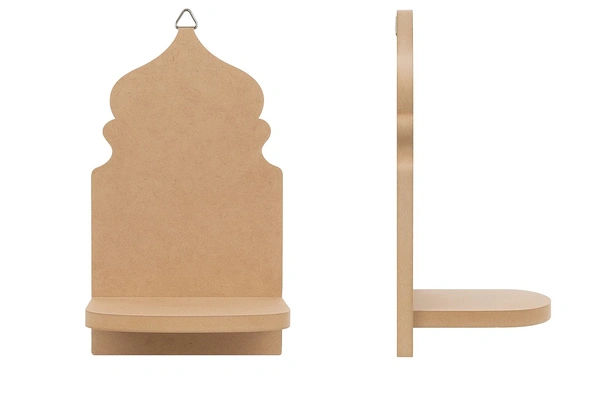Mini Wall Shelf - Jharokha Diya Stand - Pair