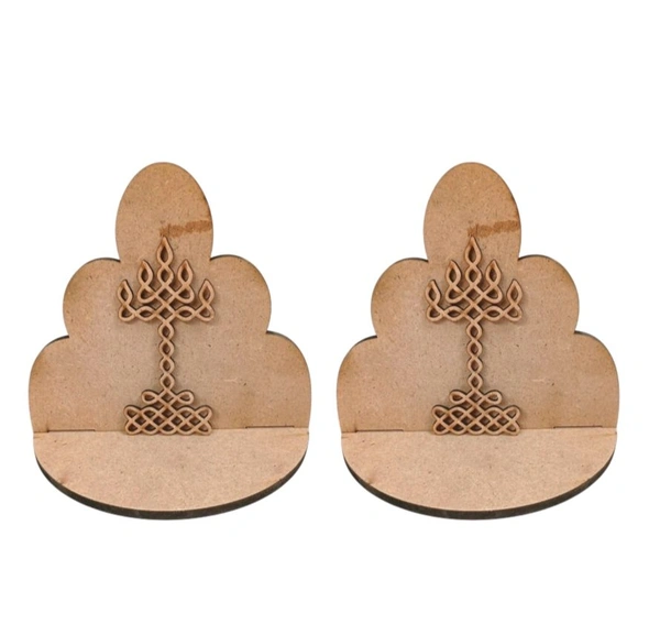 Diya Stand 1 - Diya Kolam Cutout