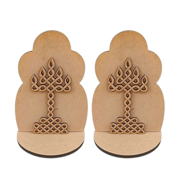 Diya Stand 3 - Diya Kolam Cutout