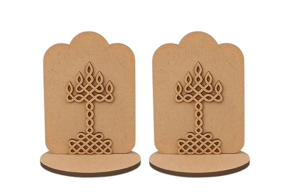 Diya Stand 6 - Diya Kolam Cutout