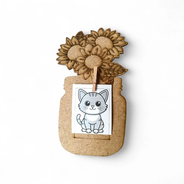 Flower Vase  - Photo Fridge Magnet -