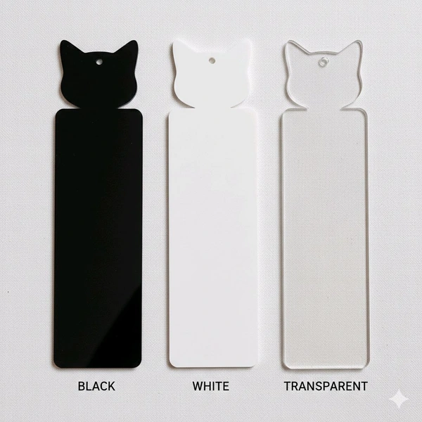 Acrylic Book Marker - Cat - I