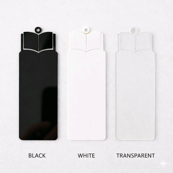 Acrylic Book Marker - Book - K