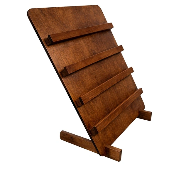 Display Stand - Walnut - dismantling Stand Jewelry / Earring Card Display 