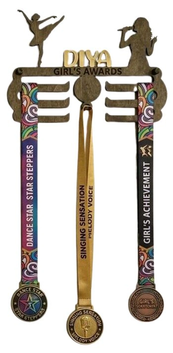 Dance Themed Medal Hanger For Girls