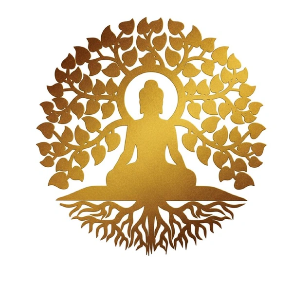 Acrylic Cutout Bhudha