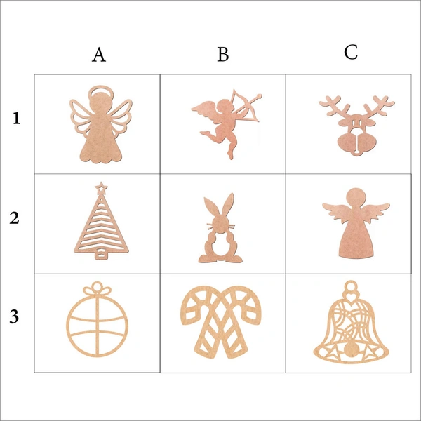 Christmas Ornaments - Set Of 5