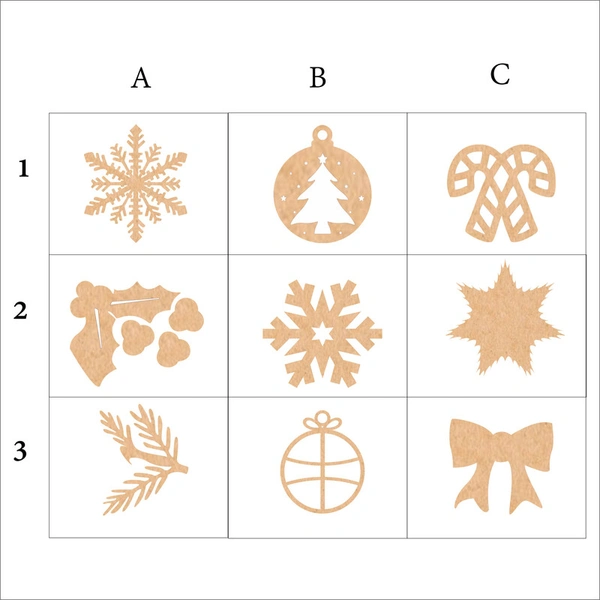 Christmas Ornaments - Set Of 5