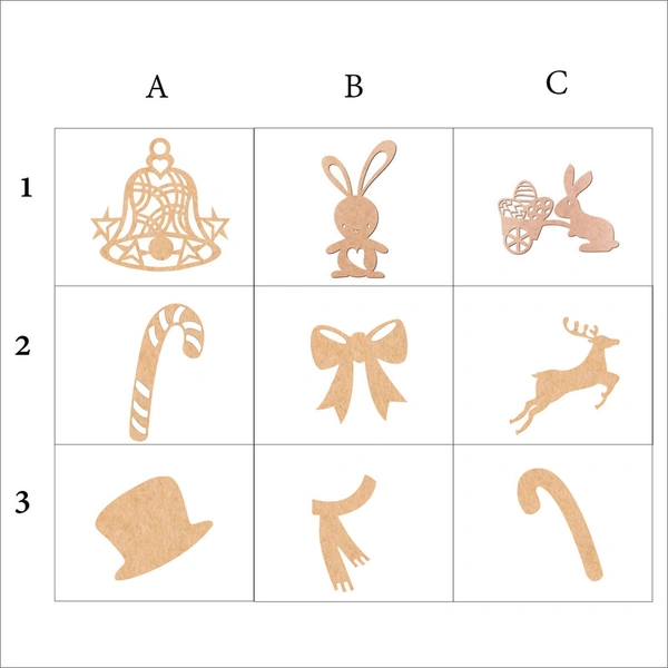 Christmas Ornaments - Set Of 5