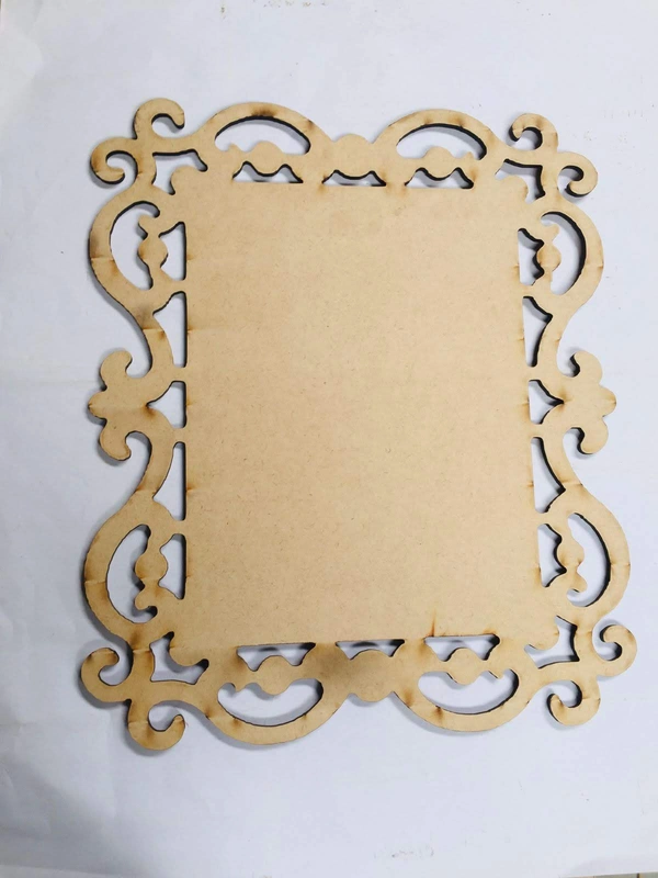 Cutwork rectangle name plate