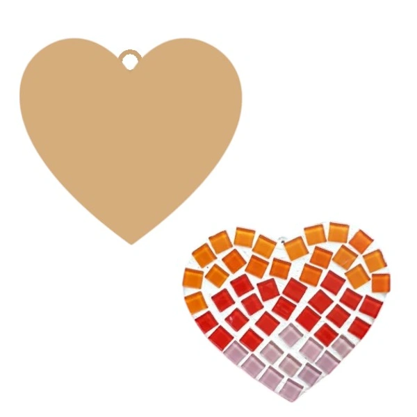 DIY Heart 1 - Mosaic Art Base