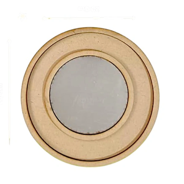 DIY Round base with Acrylic Mirror - Mosaic Art Base