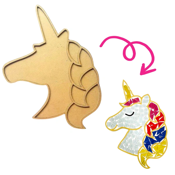 DIY Unicorn -Mosaic art Base