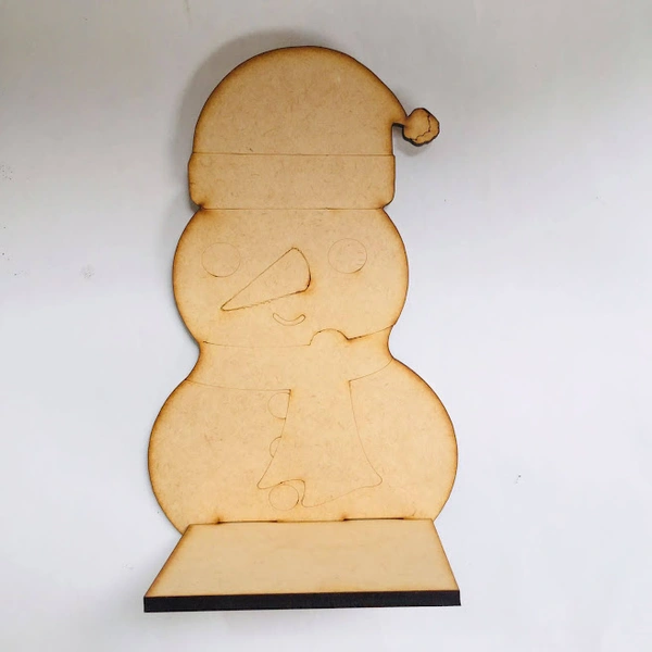 Floating Shelf - Snowman