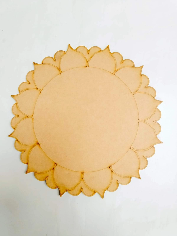 Floral border round name plate