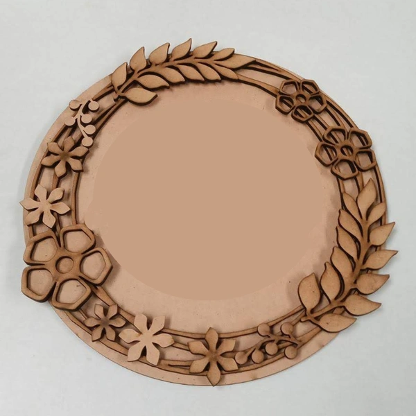 Floral Wreath Name Plate -1