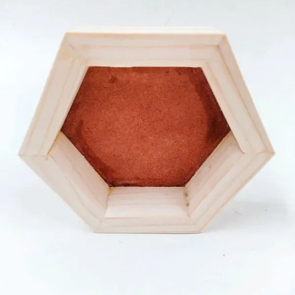Miniature Wooden Doll Frames - Hexagon 