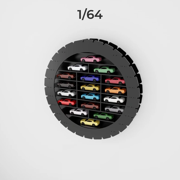 1:64 Scale Model Hot wheels round Display Stand Hot Wheels Car