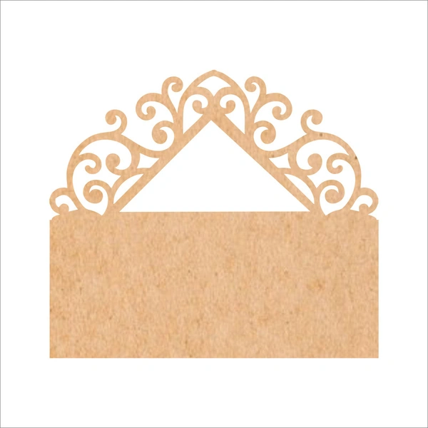 Laser cut name board - 10