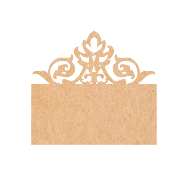 Laser cut name board - 12